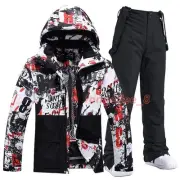 Men and Women's Snow Suit Sets Snowboarding Clothing Ski Costumes Waterproof