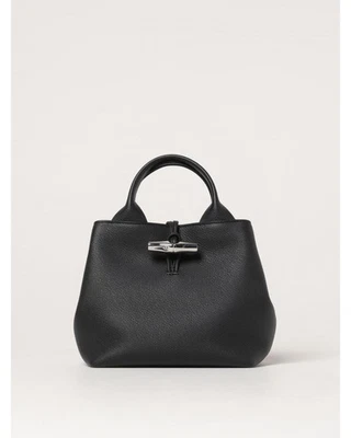 Longchamp Le Pliage Cuir Small Tote Women Black Mini Bags