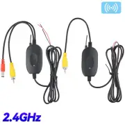 2.4G Wireless Rear Video Transmitter Receiver For Reverse parking Backup Camera;