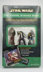 Star Wars Empire Strikes Back Read along Play Pack w Cassette and Figurines NIB