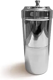 Coffee Filter for South Indian Filter Coffee Madras, Kumbakonam Kaapi Maker - Stainless Steel Drip Coffee Brewer, Medium Size Cup Decoction Dripper for Home & Kitchen