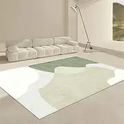 Fresh Green LivingRoom Carpet Bedroom Cloakroom Large Area Decorative Teenager Rug Hotel Non-Slip Floor Mat,A,140x200cm