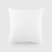 Becky Cameron White Cotton Throw Decor Pillow Insert w/Polyester Fill - 21"x 21"