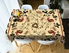 Red Residence 3D Tablecloth Table cover Cloth Rectangle Wedding Party Banquet
