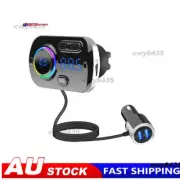 Qc3.0 Fast Charging Car Bluetooth Mp3 Hands-Free Player Car Fm Transmitter﹤Atmos