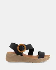 Shelly Shen Utu/Black Womens Wedges 36