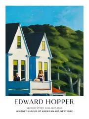 [Namly Design] Poster - Second Story Sunlight by Edward Hopper