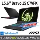 msi微星 Bravo 15 C7VFK-200TW 15.6吋 電競筆電(R5-7535HS/16G/512G SSD/RTX4060-8G/Win11-16G特仕版)