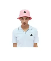 quilted bucket hat M Blue