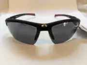 Foster Grant Black Ironman Principle Sport Sunglasses 100% UVA/UVB Impact Resist