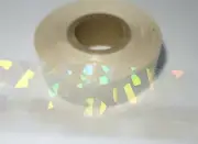 Broken Glass Holographic Transparent Decorative Reflective Tape 3/4" x 40 Feet