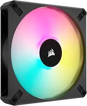 CORSAIR iCUE AF140 RGB Elite 140mm PWM Fan - Eight RGB LEDs - AirGuide Technology - Fluid Dynamic Bearing - Zero RPM Fan Mode - CORSAIR iCUE Software Compatible - Black