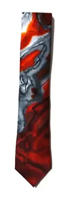 NEW Jerry Garcia Designer Mens Necktie Red NWT