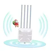 AX1800 WiFi 6 Wireless Outdoor Access Point, Long Range Outdoor WiFi with PoE