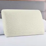 Bouhmoy Talalay Latex Pillow, Luxury Queen Sleeping Bed Latex Foam Pillow for Side, Back, and Stomach Sleepers, Extra Soft, Removable Breathable Cotton Cover (Queen)