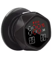 Smart Pot Lid Top Replacement Knob with Kitchen Timer + Thermometer + Safety ...
