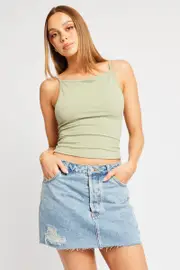 Green Sleeveless Tank Supersoft - Size 16XL, Women's Tank
