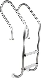 Swimming Pool Ladder,Pool Step,2/3-Step In-Ground Stainless Steel Step,Easy to Assemble for Indoor/Outdoor Pool(2Step)