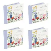 4PK Gibson Gifts Wild Harmony Address & Birthday Book 100-Sheets Stationery