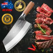 Cleaver Knife Chopper Master Chef Meat Bone Butcher Kitchen Stainless Steel AU