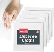 5pk Lint Free Cleaning Cloths for Oiling Wood, Cleaning Screens, Reusable and Easy to Clean Rags for Cleaning