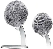Artificial Furry Windscreen Muff - Wind Shield Mic Windshield Fur Custom Compatible with Shure MV5 Condenser Microphone