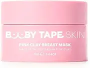 Booby Tape - All-Natural Australian Pink Clay Mask, Skin Cleansing Kaolin Detox Mask for Boobies and Décolletage, Vegan Pink Clay Body Mask, With Skin Mask Applicator, 75g