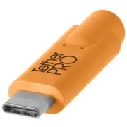 Tether Tools Tetherpro USB-C to USB-C 4.6m - Hi-Visible Orange Cable
