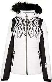 [Dare 2b] Womens/Ladies Prestige II Luxe Printed Ski Jacket (UK Size: 12 UK) (White/Black)