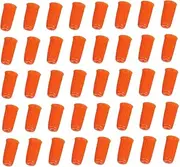 100Pcs Eyelash Glue Replacement Caps with Piercing Needle Prevent Clogging for Eyelash Glue Bottles for Home and Professional Beauty Salons