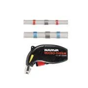 Narva Flameless Heat Gun With 2 packs of 25 pcs Solder Splice Terminator