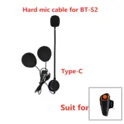 BT-S1/S2 Hard Cable Headset For 1000M Bluetooth Motorcycle Helmet Intercom