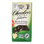 Chocolove - Bar Dark Chocolate Mint Cream Fill 3.2 Oz (Pack of 10)