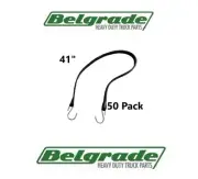 50 Pack 41" Heavy Duty RUBBER Tarp Straps TARP TIE DOWN Bungee Cords