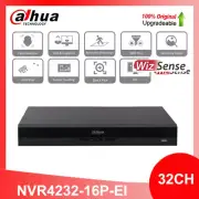 Dahua NVR4232-16P-EI 32CH 16PoE 2SATA WizSense NVR AI SMD+ Face Recognition