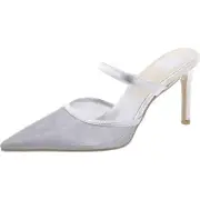 Dolce Vita Womens Katik Mesh Pointed Toe Slip On Mules Shoes BHFO 5827