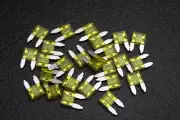 25 PACK ATM 20 AMP FUSES MINI FUSE BLADE STYLE CAR BOAT AUTOMOTIVE AUTO ATM20