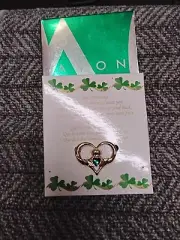 2007 Avon SHAMROCK CLADDAGH Heart Hands Nina Ricci Brooch