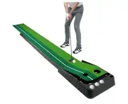 2.5M Golf Putting Mat Auto Return Trainer Golf Putting Trainer Green Mat Golf Tr