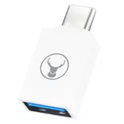 Bonelk 5Gbps USB-C to USB-A 3.0 Adapter/Connector For Laptop/Computer White