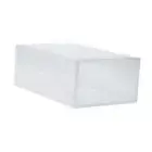 Stackable Shoe Storage Box with Lid Shoe Container for Cabinet Drawer Women