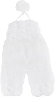 OSALADI Photo Clothing Newborn Hoodies Babies Gender Premature Babygrow Dress Props Girl Clothes Outfits Clothes for Costumes Apparel Photography Garment White