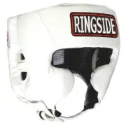 Ringside X Large White Headgear for Boxing MMA Muay Thai Sparring Training