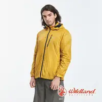 在飛比找momo購物網優惠-【Wildland 荒野】男 15D天鵝絨防風保暖外套-藤黃