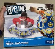 Snow Sledding Tube 43" Pipeline Sno™ Clear Top Sno-Tube Hi-Emotion New In Box