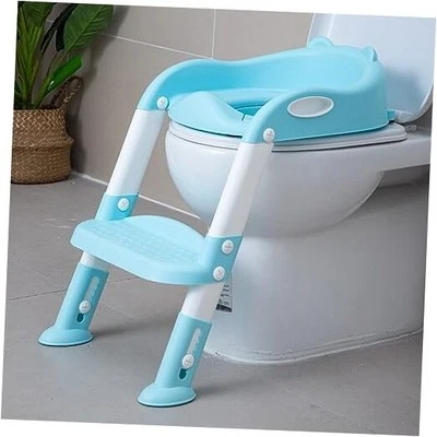 Potty Training Toilet Chair Seat with Step Stool Ladder for Kids and Toddler