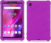 [Oneyijun] Case for Lenovo Tab M7/M7 2nd/M7 3rd Gen 7 inch TB-7306 TB-7305F/X/i 2019 2021 Tablet Soft Silicone Shockproof Rubber Shell Protective Cover (Purple)