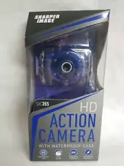 Sharper Image HD Action Camera with Waterproof Case Mounting Kit SVC355 NEW
