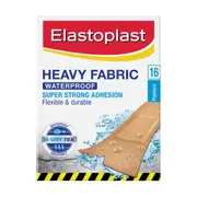 Elastoplast 16 Pack Heavy Fabric Waterproof Plasters