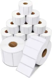 2" x 1" Direct Thermal Labels - 1300/Roll UPC, Rollo & Zebra Compatible 12 Rolls
